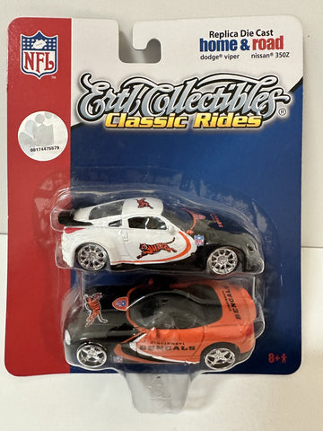 Cincinnati Bengals Ertl Collectibles NFL Home & Road Dodge Viper/Nissan 350Z Toy Vehicle