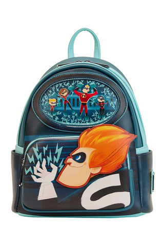Loungefly Disney Pixar Moments Incredibles Syndrome Mini Backpacks