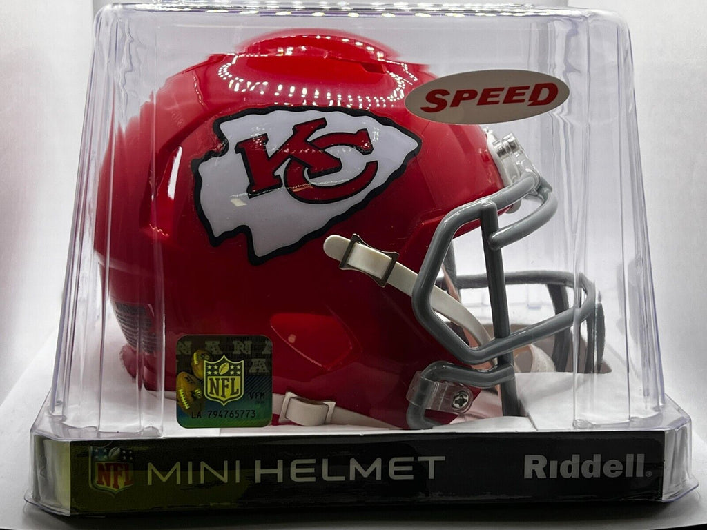 chiefs mini football helmet Kansas City Chiefs 1963-1973 63-73 Throwback Speed Riddell Football Mi – SPORTS ZONE TOYS & COMICS