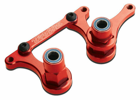 Traxxas Part 3743X Steering bellcrank aluminum Red anodized Rustler New Package