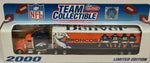 Denver Broncos Fleer 2000 Team Collectible Series NFL Tractor Trailer Scale Toy Vehicle