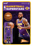 Lebron James Los Angeles Lakers Purple Super 7 Reaction Figure