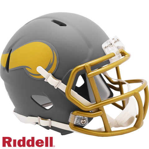 Minnesota Vikings Slate Collection Riddell Mini Helmet New in Box