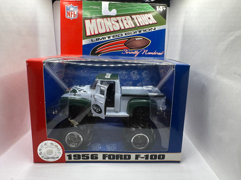 New York Jets Fleer MLB Monster Truck 1956 Ford F-100 Toy Vehicle