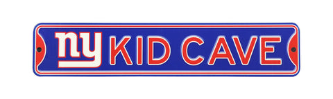 New York Giants Steel Kid Cave Sign 16x3 16in