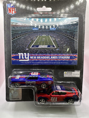 New York Giants Press Pass Collectibles 2 Pk Ford/Dodge Toy Vehicle 1:64