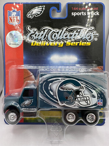 Philadelphia Eagles Fleer NFL Sports Truck Delivery Series Toy Vehicle 1:64 Scale