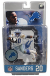 Barry Sanders Detroit Lions Gold Label NFL McFarlane Legacy Figure White