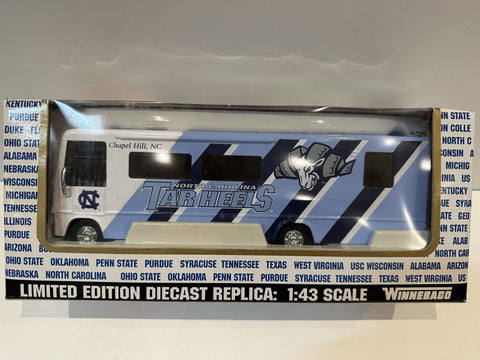 University of North Carolina Tar Heels 2001 Collegiate Winnebago 1:43 Toy Vehicle