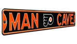 NHL Philadelphia Flyers Man Cave Sign, Metal Wall Decor- Large, Heavy Duty Steel Road Sign  Hockey Home Decor for Garage, Office, and Gifts for Men