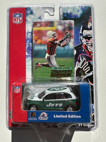 Santana Moss New York Jets NFL PT Cruiser 1:58 Toy Vehicle