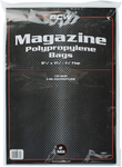 BCW Magazine Polypropylene Bags 8 3/4x 11 1/8 + 1 1/2 Flap (100 per pack)