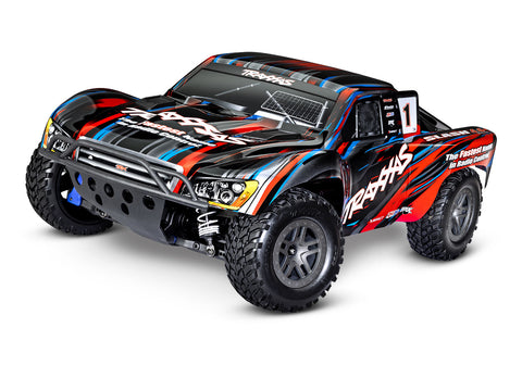 Traxxas 68154-4 Slash 4X4 BL-2s: 1/10 Scale 4WD Short Course Truck Red