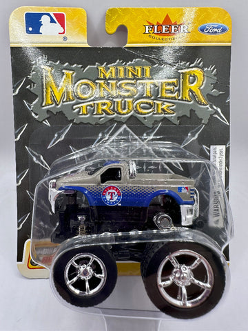 Texas Rangers Fleer MLB Mini Monster Truck Ford F-350 Series 2 Toy Vehicle