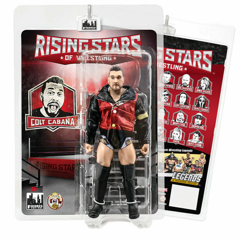 Colt Cabana Figures Toy Company Wrestling Rising Stars Action Figures Series