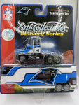 Carolina Panthers Fleer NFL Delivery Series Transporter Toy Vehicle 1:87 Scale