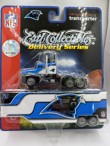 Carolina Panthers Fleer NFL Delivery Series Transporter Toy Vehicle 1:87 Scale