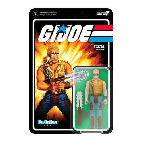 Buzzer Dreadnok G.I. Joe Super 7 Reaction Action Figure – SPORTS