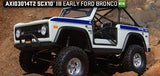 Axial Ford Bronco AXI03014T2 1/10 SCX10 III Ford Bronco 4WD White