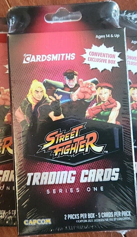 Street Fighter Cardsmiths Trading Cards Series One Convention Exclusive Box