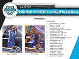 2023-24 Bowman Chrome University U Basketball Hobby Box