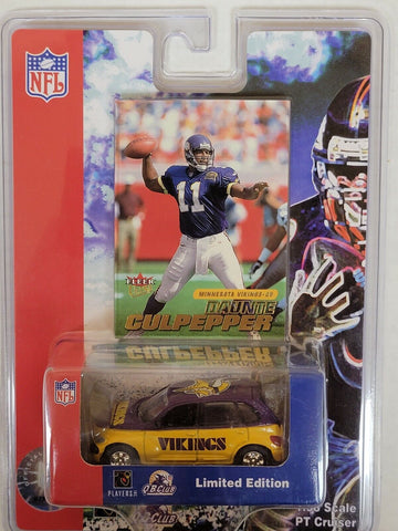 Daunte Culpepper Minnesota Vikings NFL PT Cruiser 1:58 Toy Vehicle