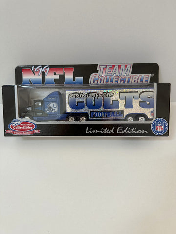 Indianapolis Colts White Rose Collectibles 1999 NFL Tractor Trailer Toy Vehicle 1:80