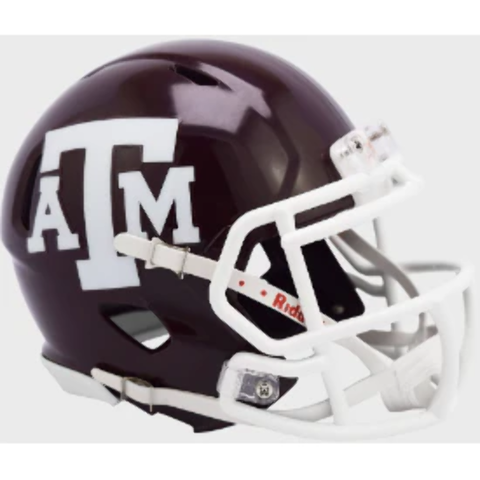 Texas A&M Aggies NCAA Riddell Speed Mini Helmet New in Box