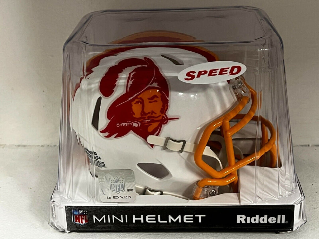 Tampa Bay Buccaneers 1976-96 76-96 Throwback Riddell Speed Mini Helmet – SPORTS ZONE TOYS & COMICS Tampa Bay Buccaneers 1976-96 76-96 Throwback Riddell Speed Mini Helmet – SPORTS ZONE TOYS & COMICS
