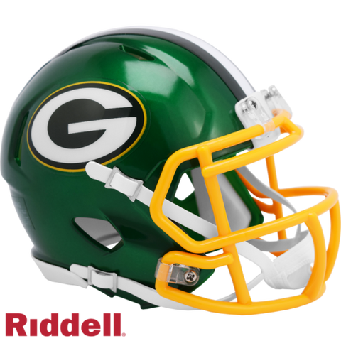 Green Bay Packers Flash Alternate Riddell Speed Mini Helmet New in box