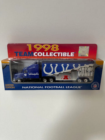 Indianapolis Colts White Rose Collectibles 1998 NFL Tractor Trailer Toy Vehicle 1:80