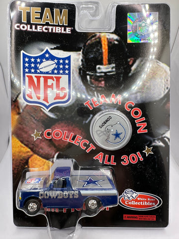 Dallas Cowboys White Rose Collectibles Team Pick up with Team Coin Toy Vehicle