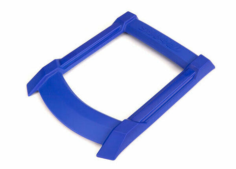 Skid plate, roof (body) (blue)/ 3x15mm CS (4) (requires #7713X to mount)
