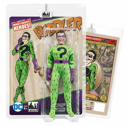 Riddler Figures Toy Company Batman DC Comics Retro 8" Series Action Figure NIB