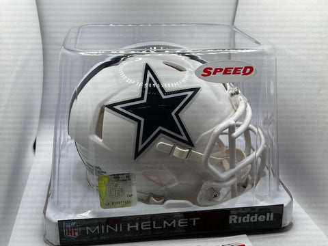 Dallas Cowboys 2022 Alternate Speed Riddell Mini Helmet